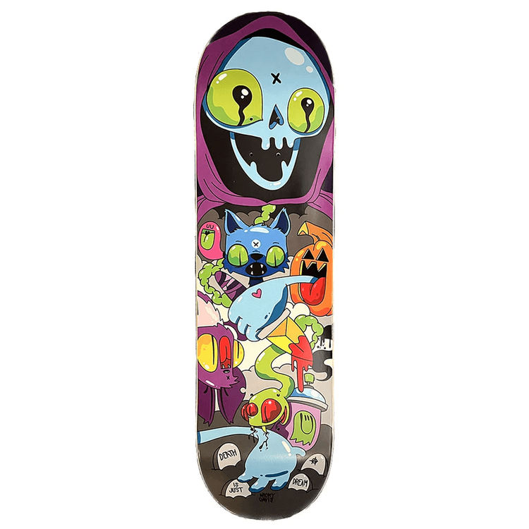Death Is A Dream Skateboard by Nicky Davis 