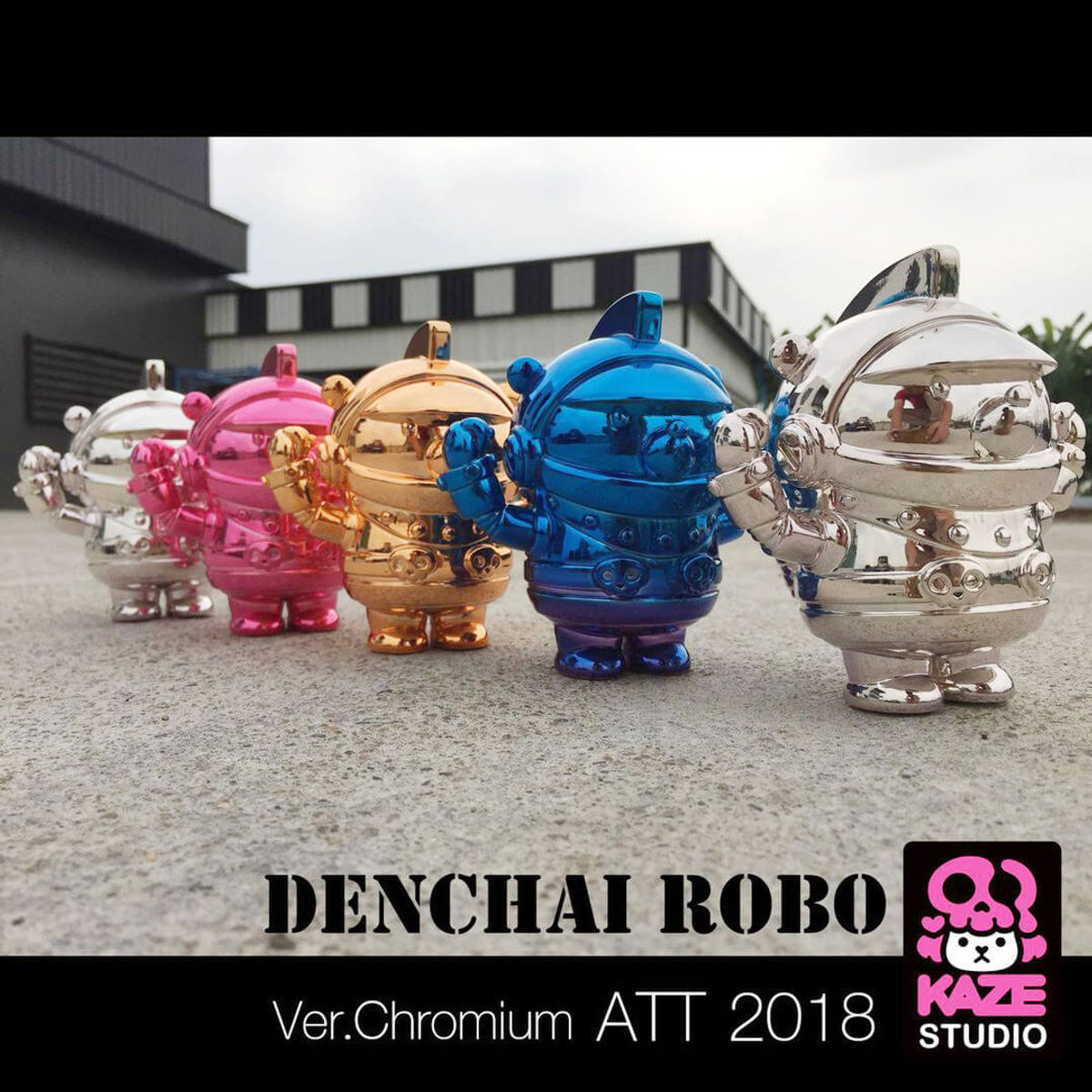 Denchai Robo Chromium Blue