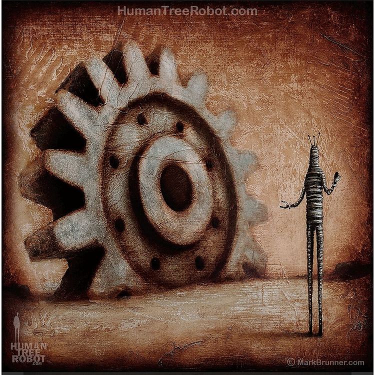 Desert Discovery by HumanTreeRobot