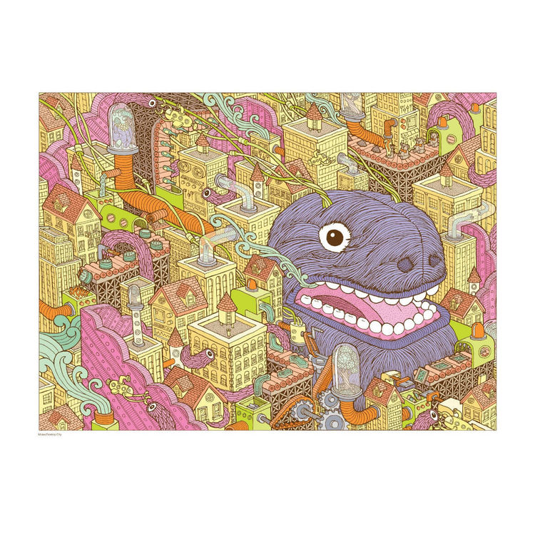 Make/Destroy City by Chuck U Art