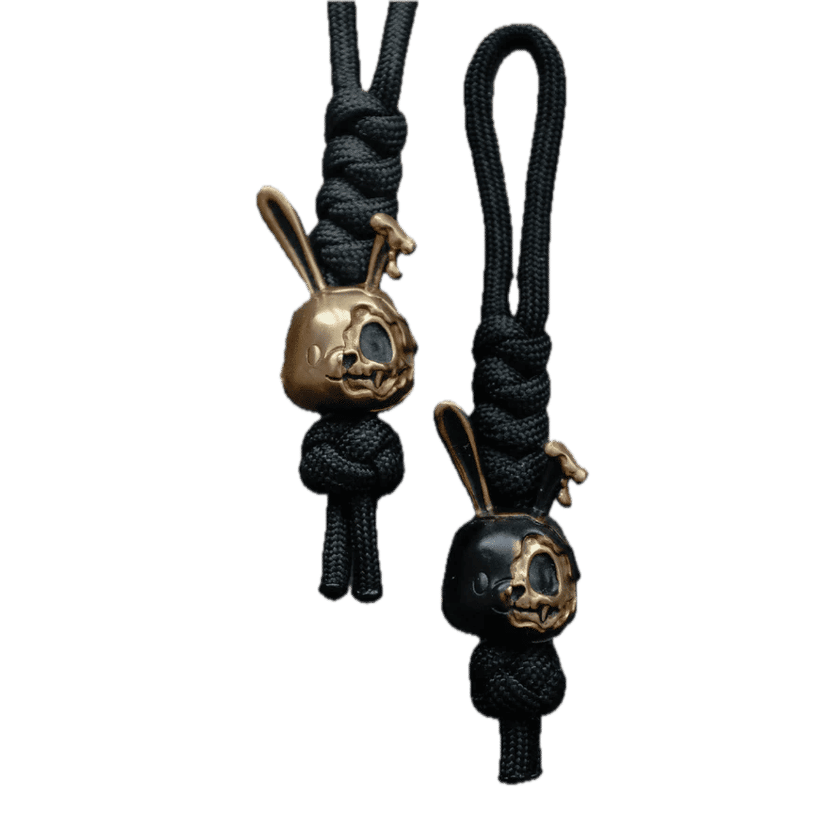 "Detached" Skull Lanyard - Brass Gold