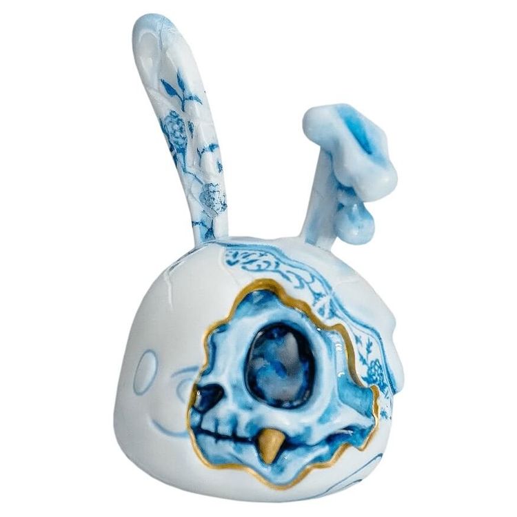 Detached Skull Qing Hua II by The Goodbunny Club