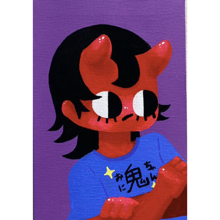 Devil Boy Blue Eyes by Mao
