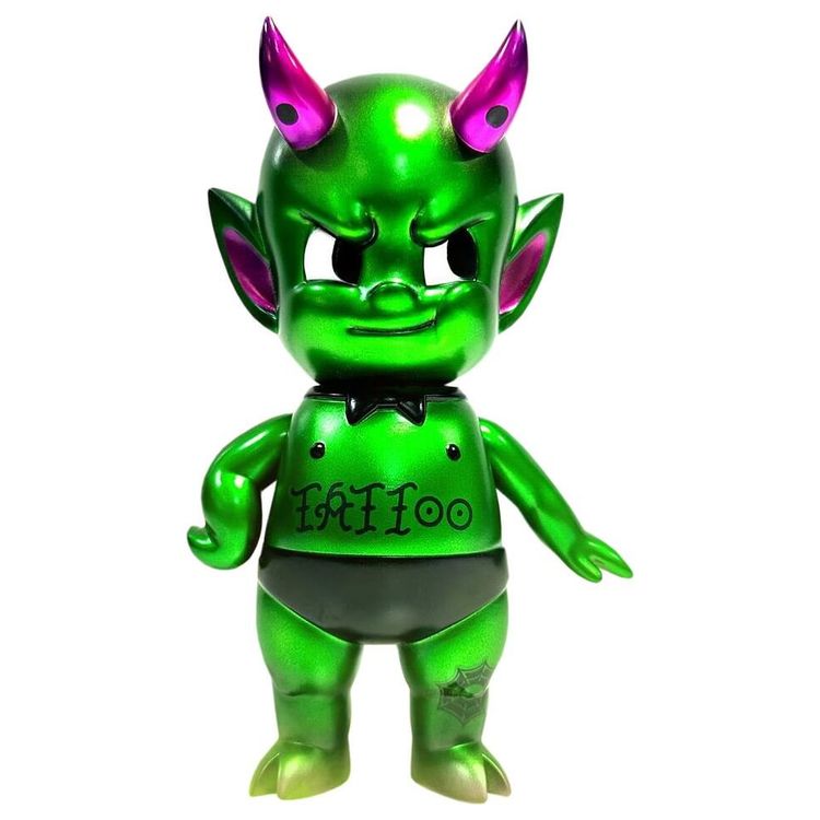 Devil Boy Metallic Gree  by Noise Lee