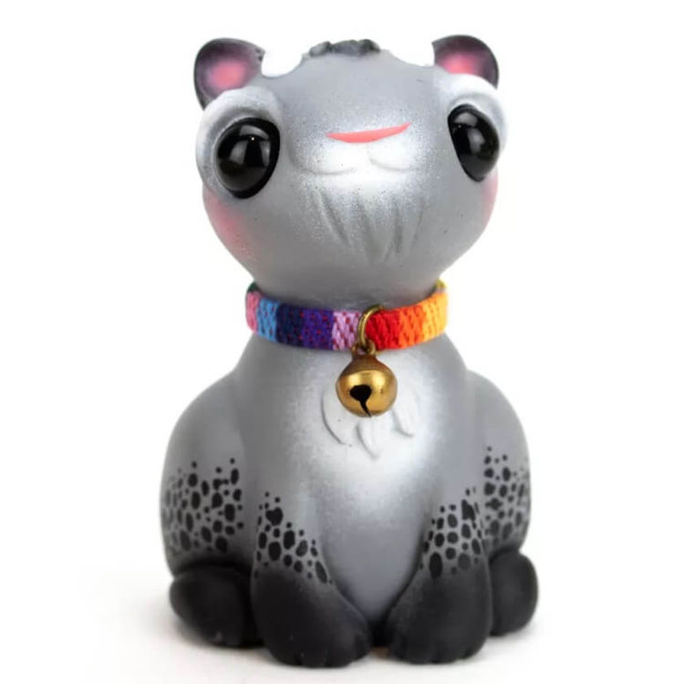 Devil Cat (Gray Leopard) by Owlberry Lane (Heather Hyatt)