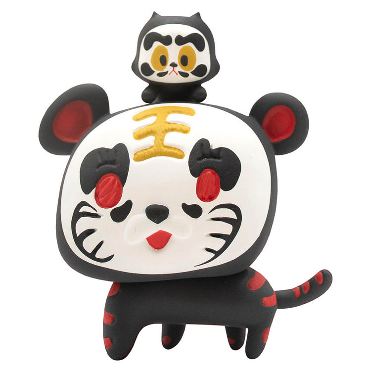 Yuurei Neko Sama Dharma Moon Tiger Black by Michael Chuah