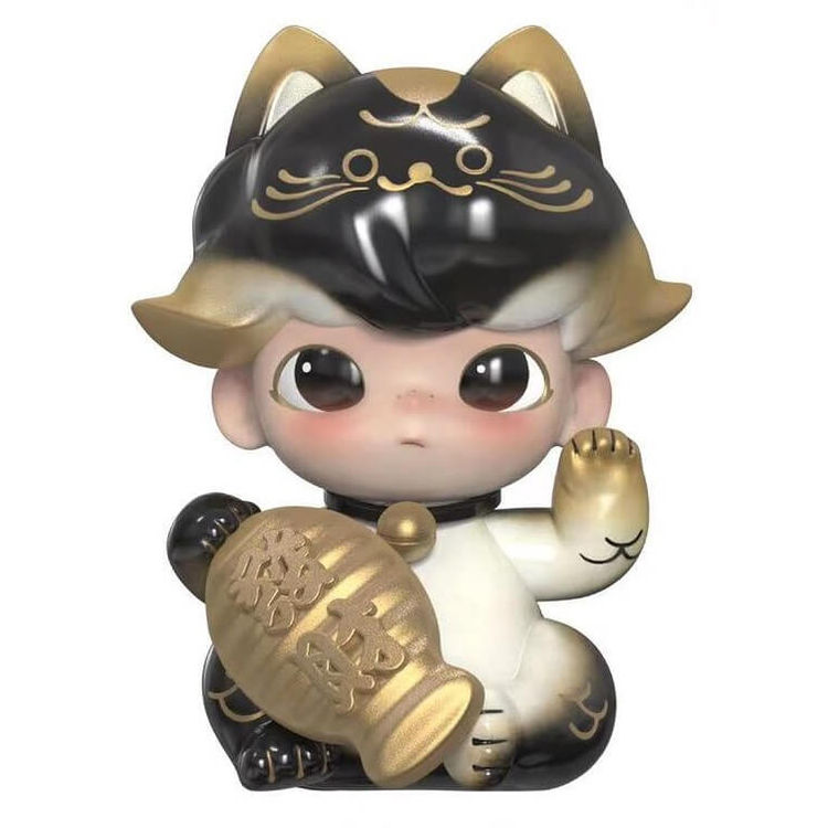 Dimoo Lucky Cat Black Gold by Dimoo World (Ayan Tang)