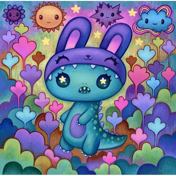 Dino Bunny by Jeremiah Ketner