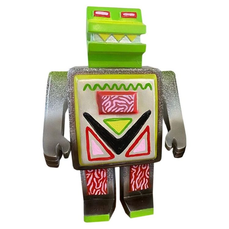 Dino Byte Silver Green by Joseph Harmon