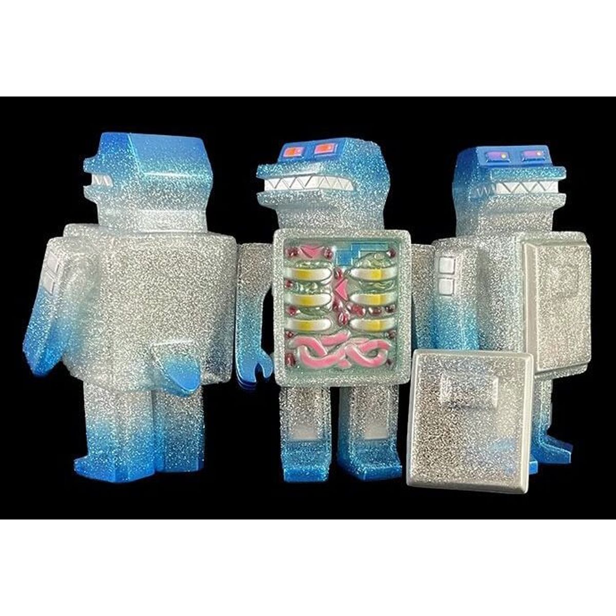 Dino Bytes Blue Shimmer