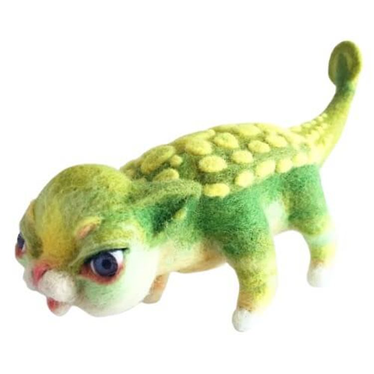 Dinokitty Ankylosaurus by Mab Graves