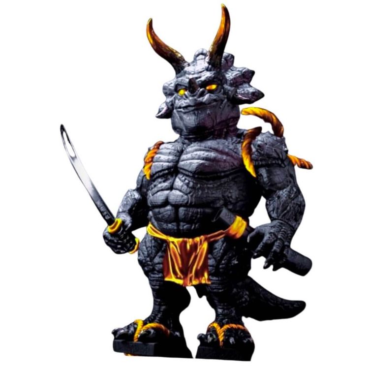 Dinosaur Yakuza Gold Version by Spawnmax