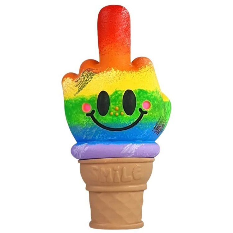 Dirty Rainbow Smile of Hope  by Kik Toyz