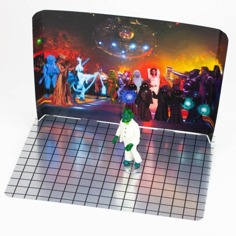 Disco Greedo : Tatooine Discotek Playset and Disco Greedo Action Figure by Figure FETTISH