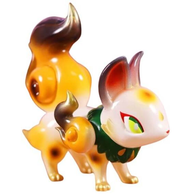 Dog Zhang Zi Maneki Neko Fox by Genkosha