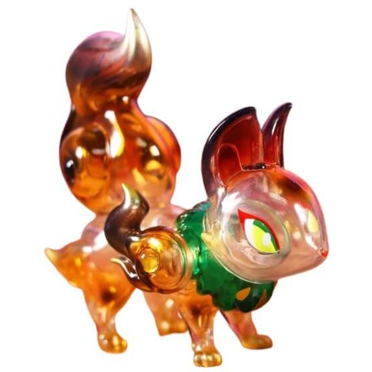 Dog Zhang Zi Maneki Neko Fox (Clear Chase) by Genkosha