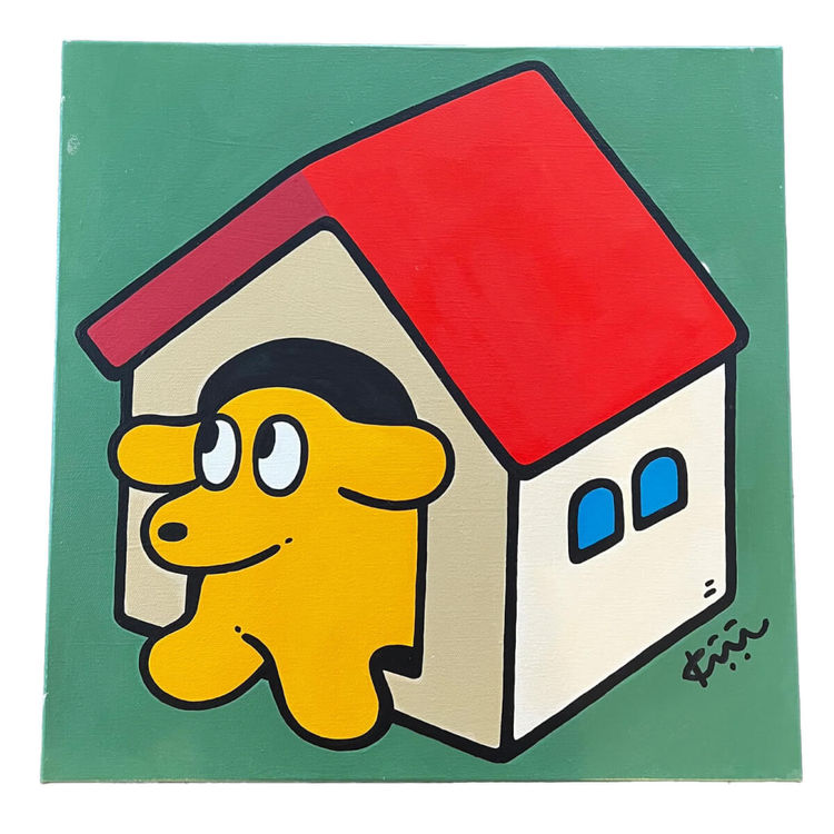 Dog and Home by Kiriko Arai
