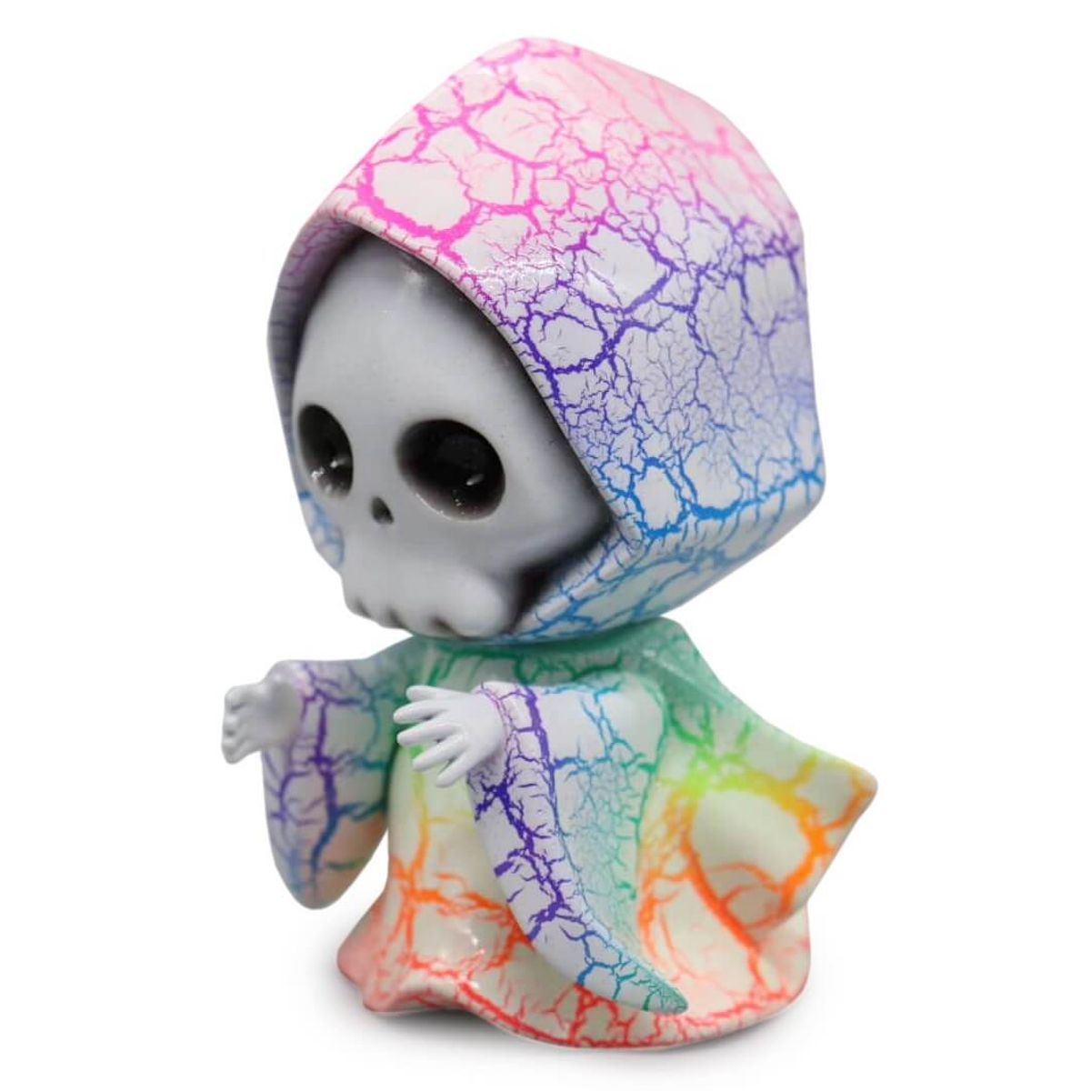 Dokuro Flourescent Rainbow White Crack