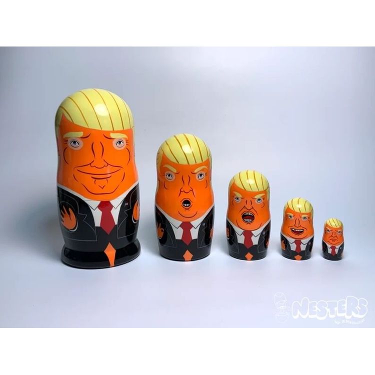 Donald Trump Nesting Dolls by Andy Stattmiller