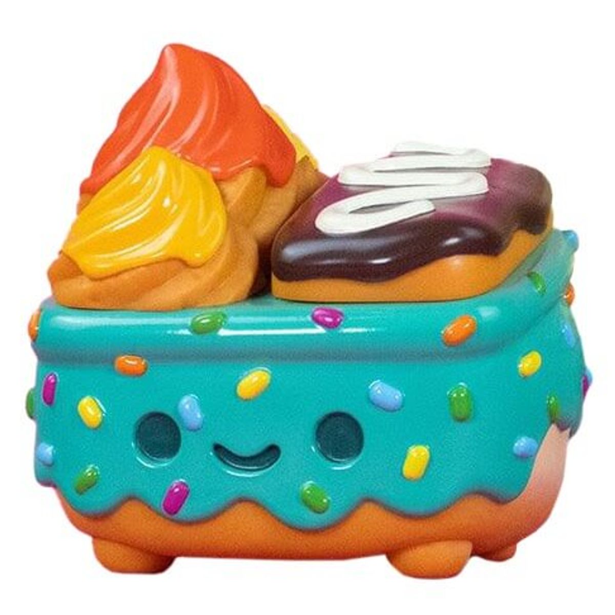 Donut Dumpster Fire Green