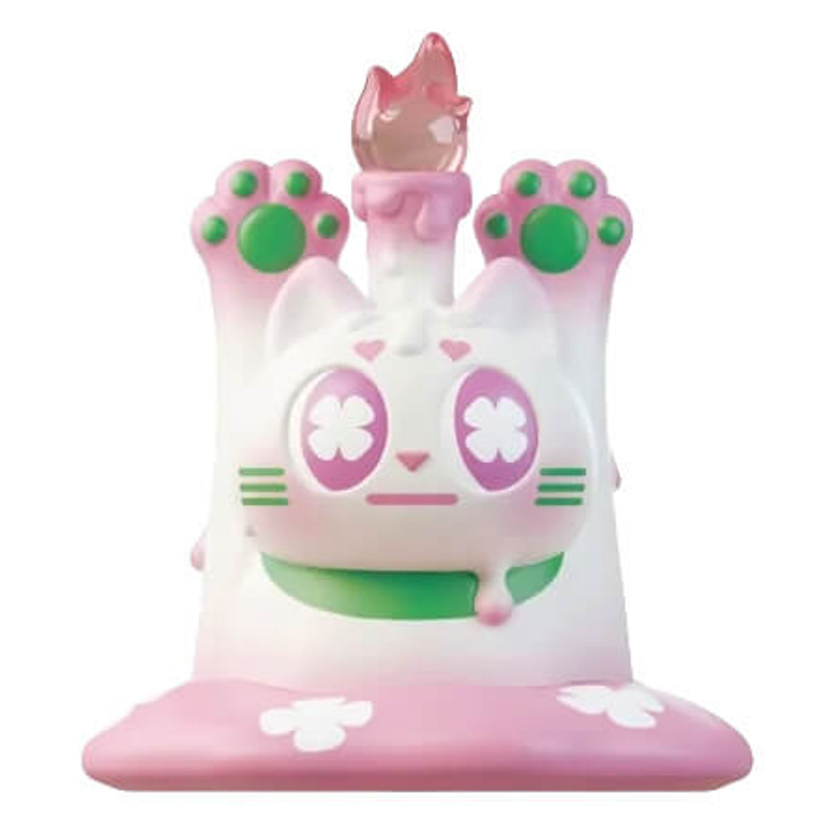 Doshii Cat Candlelight Cherry Blossoms