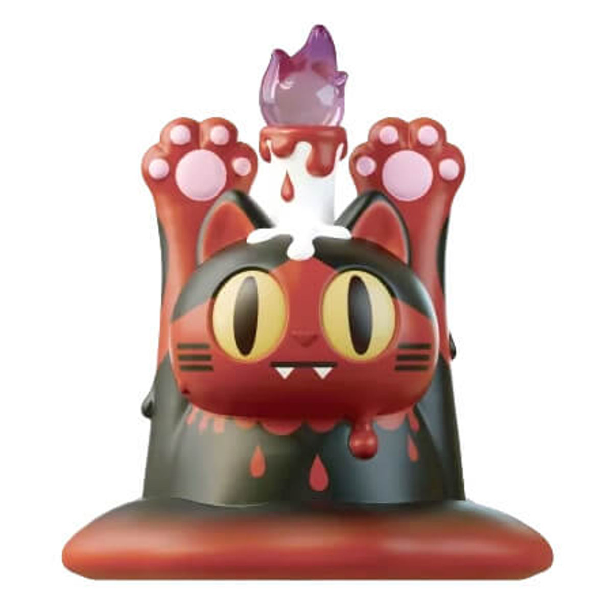 Doshii Cat Candlelight Purple Light Demon