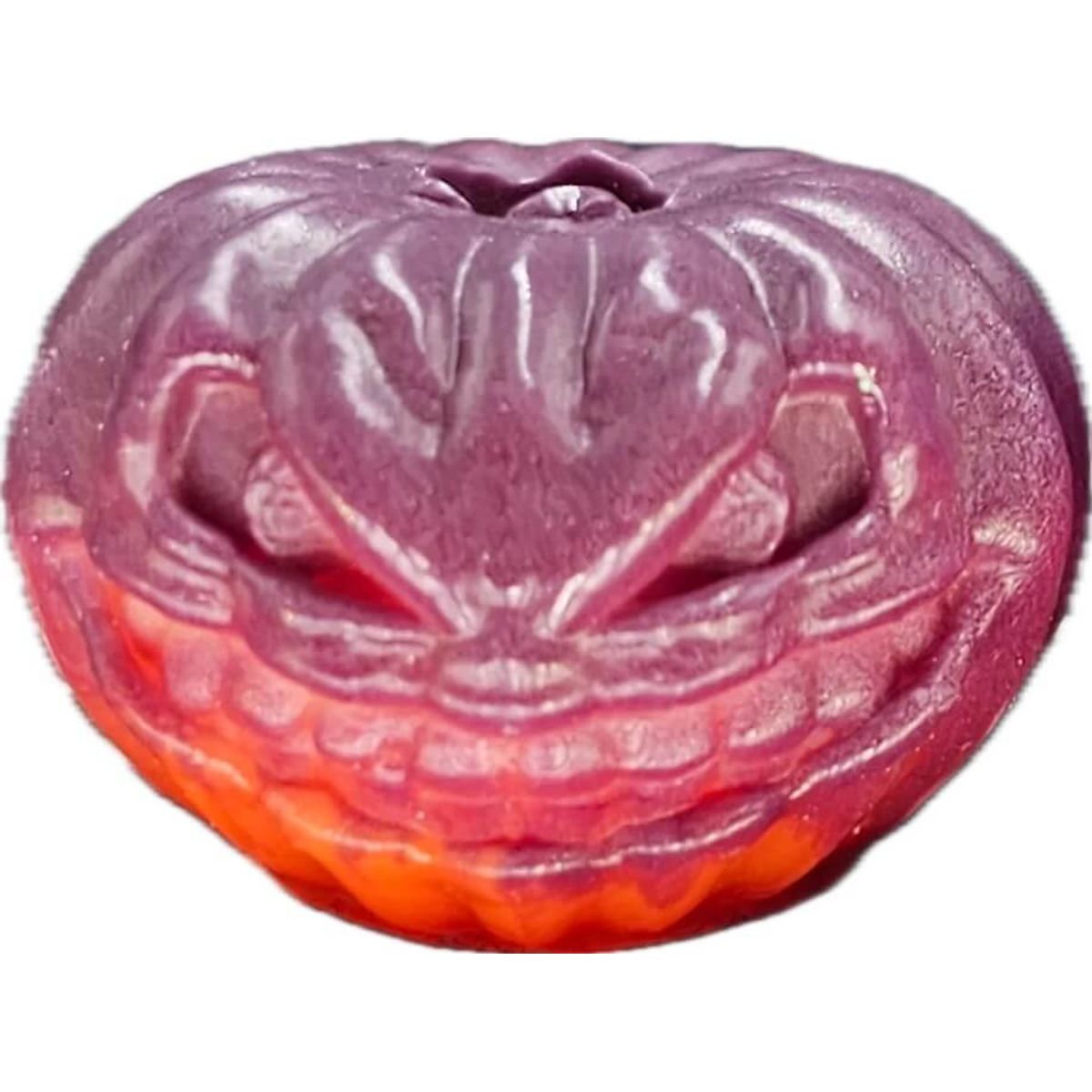 Double Orange Icky Lanyard Bead