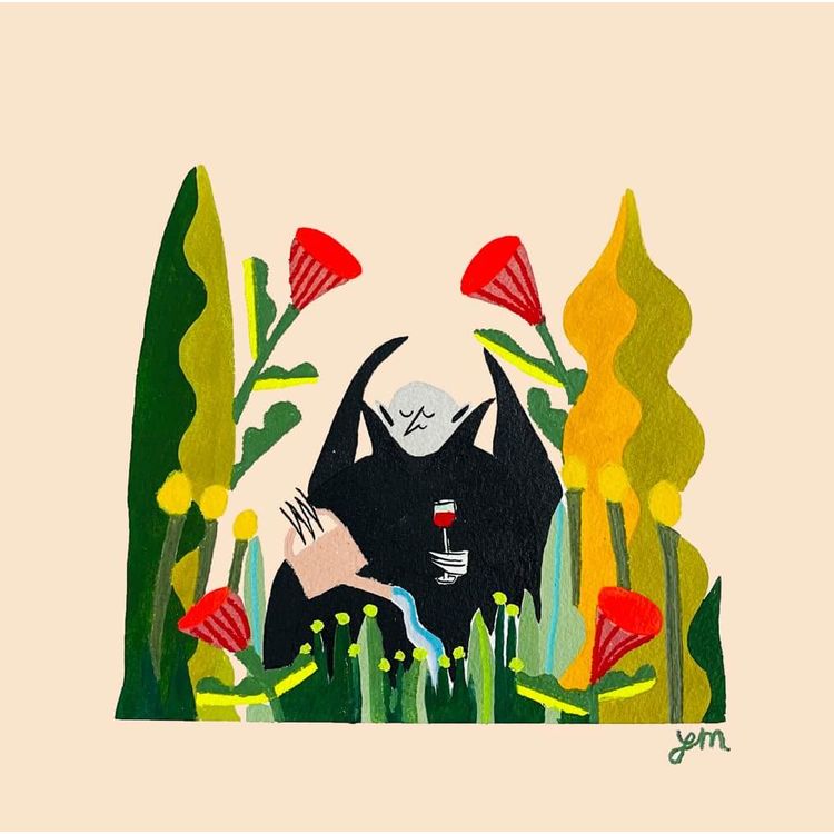 Dracula's Garden 2 by Priscilla Moreno