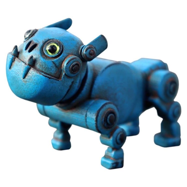 Droid Dog Blue by The Droid Foundry