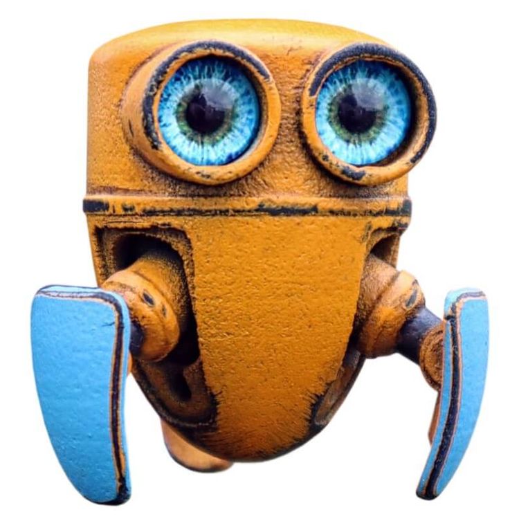 Drop Pod Droid Orange Blue by The Droid Foundry