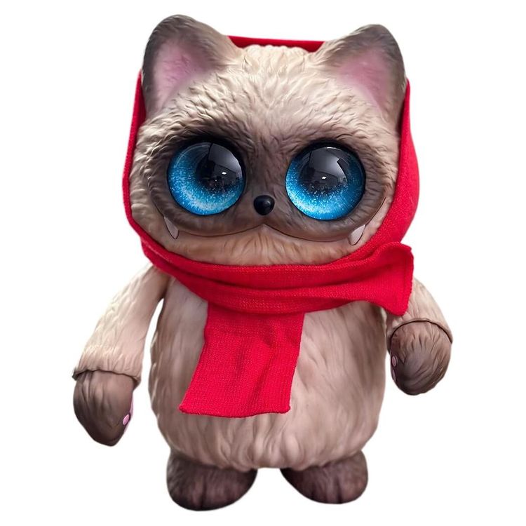 Duality Giggle Red Scarf by Yinan