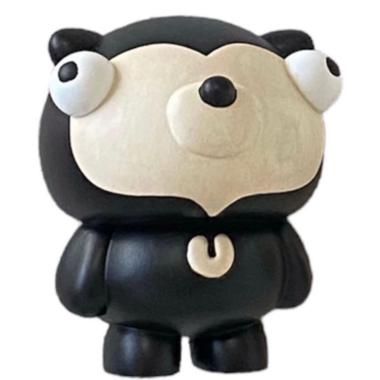 Dudu (Pastel Beige & Black) by Drawdelow