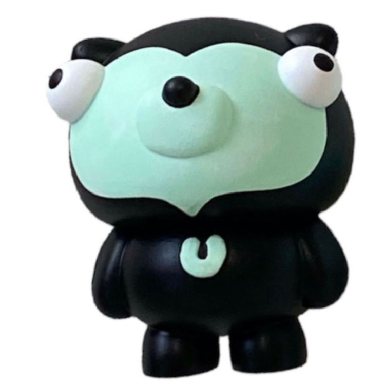 Dudu (Pastel Green & Black) by Drawdelow