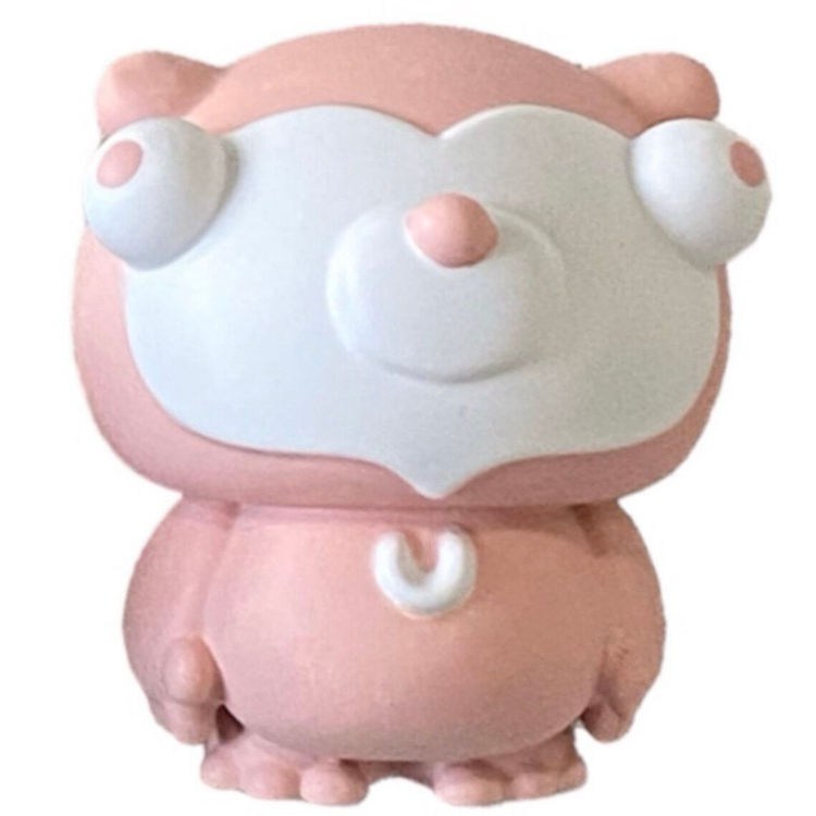 Dudu (Pastel Orange & White) by Drawdelow