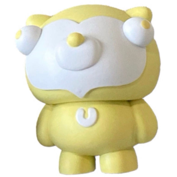 Dudu (Pastel Yellow & White) by Drawdelow