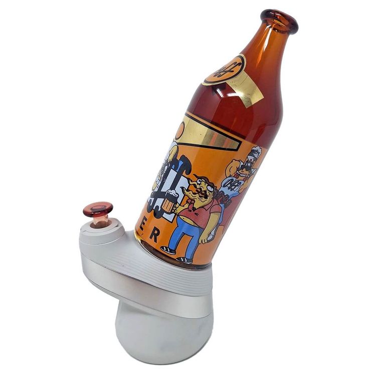 Duff Beer Bottle - Puffco Top by Nervglass