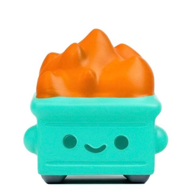 Dumpster Fire Stress Squishy by 100% Soft
