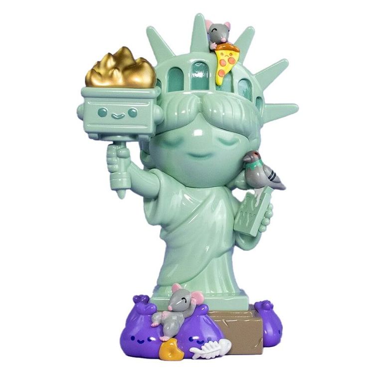 Dumpster Fire of Liberty by 100% Soft