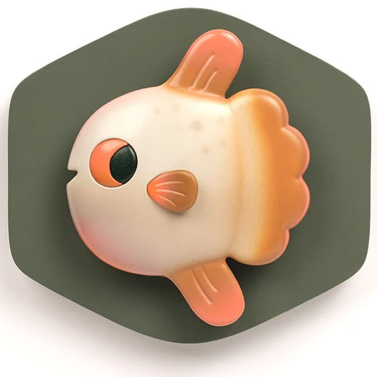 Dusty Apricot Super Mola Mola by Christopher Lee