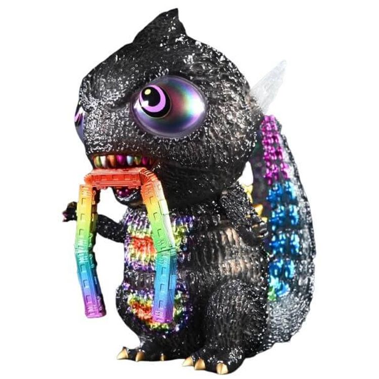 Electric Rainbow Godjira by Chino Lam