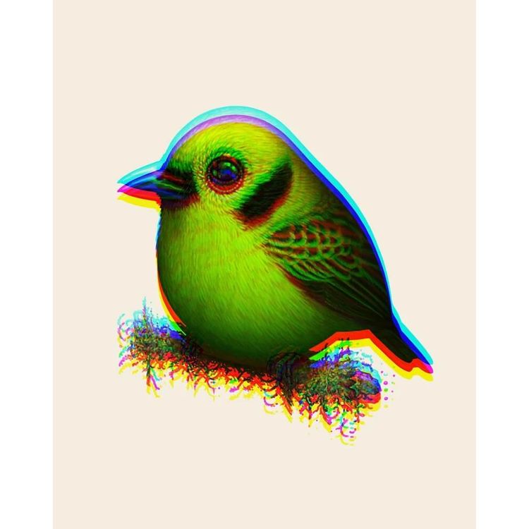 Emerald Tangler (Printing Error Variant) by Mike Mitchell