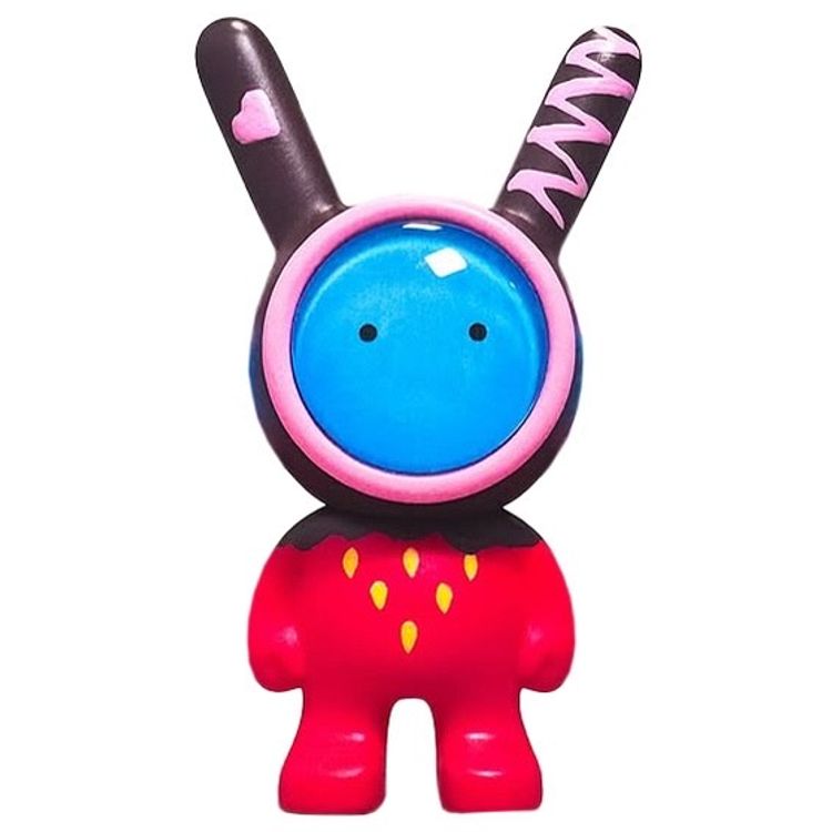 Emma the Chocolate Dipped Space Rabbit by Space Rabbit Studio