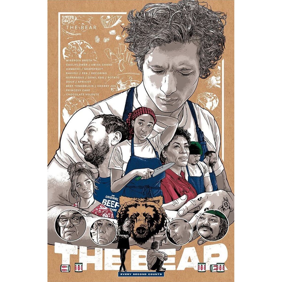 Every Second Counts (The Bear) Brown