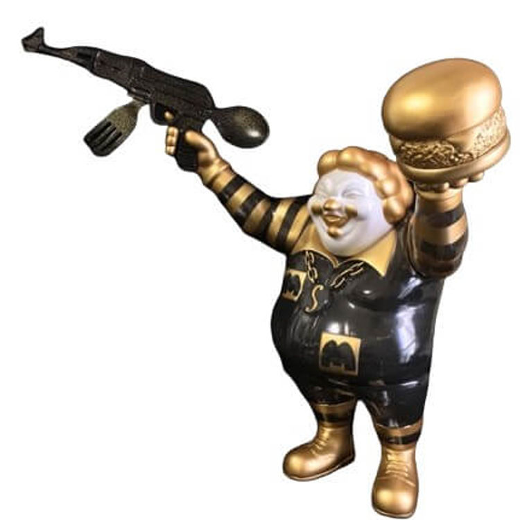 Evil MC - Golden Boy by Ron English