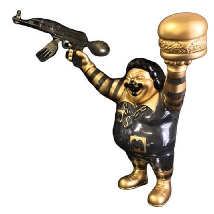 Evil MC - Golden Boy by Ron English