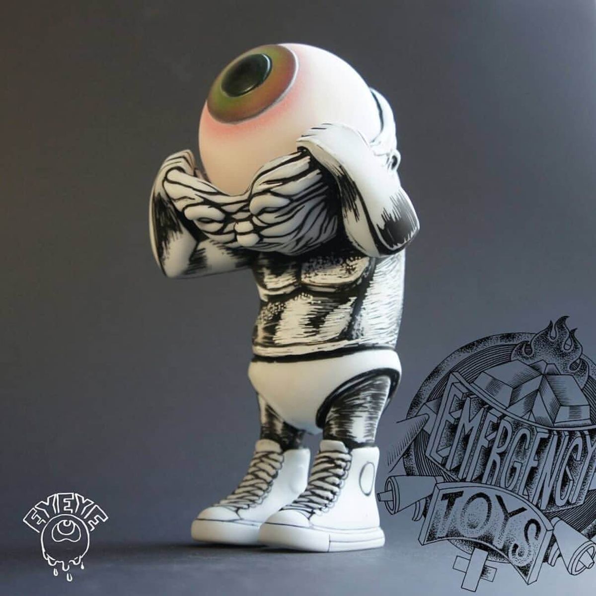 Eyeye Black and White Sketch