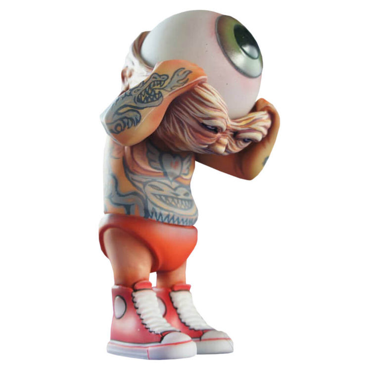 Eyeye Gray Tattoo Red by Emergency Toys