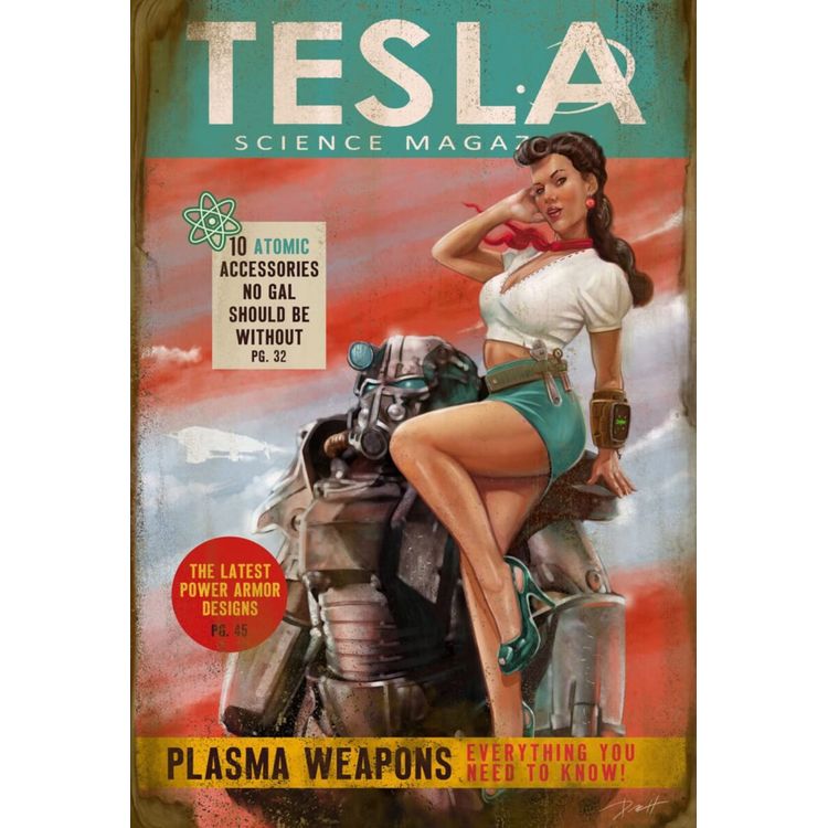 Fallout Tesla Magazine by Adventures of the 19XX