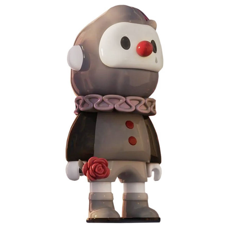 Farmer Bob Sad Clown Black by What the Farmer