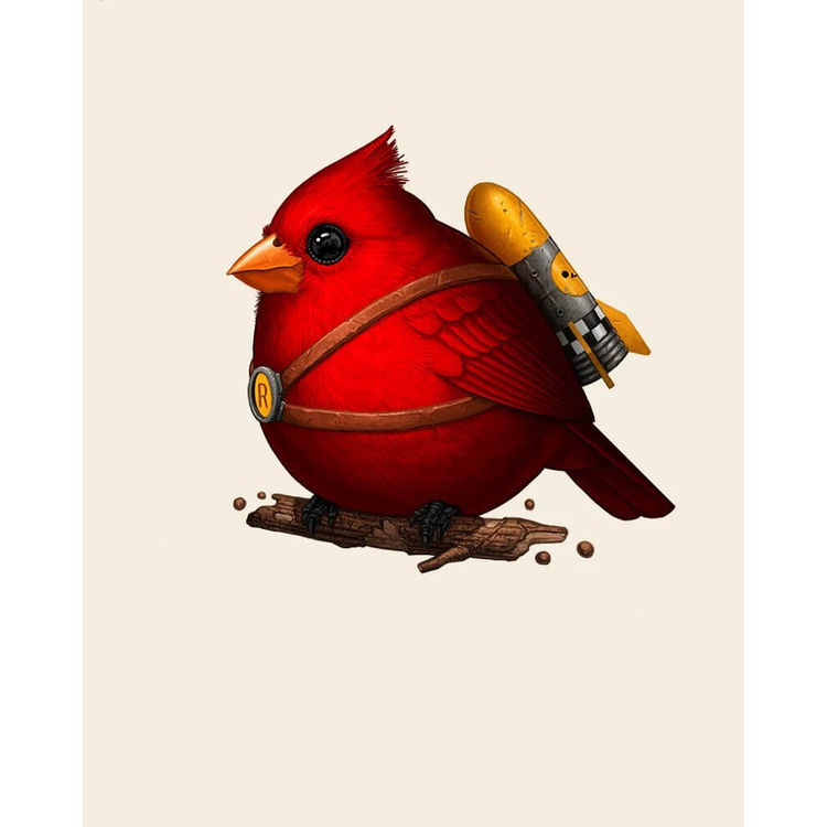 Fat Rocketbird by Mike Mitchell